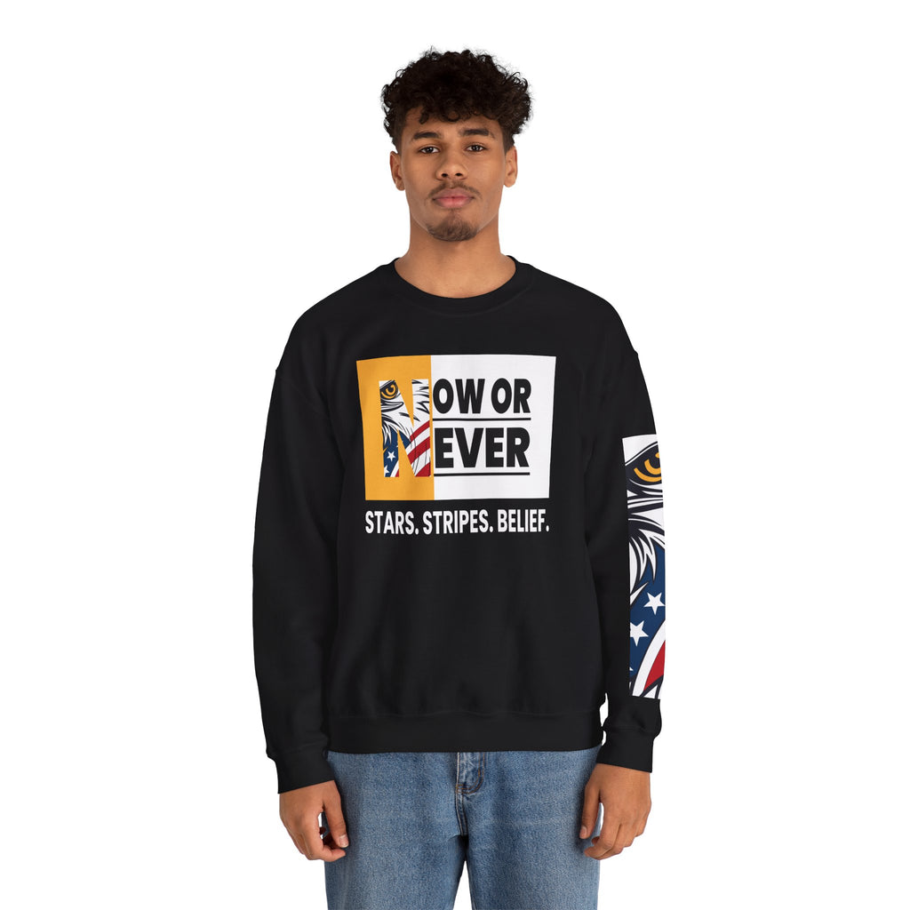 NOW OR NEVER USA Edition Crewneck