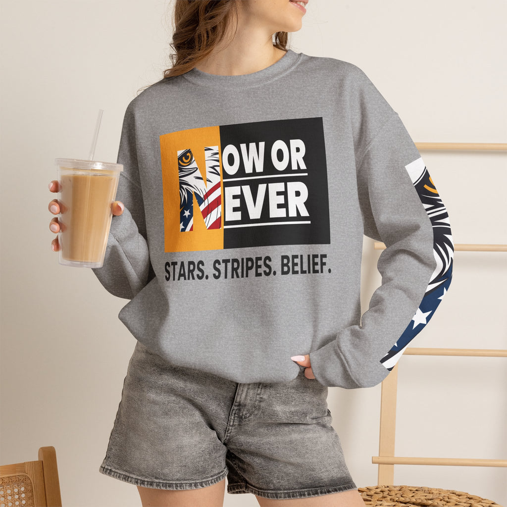 NOW OR NEVER USA Edition Crewneck