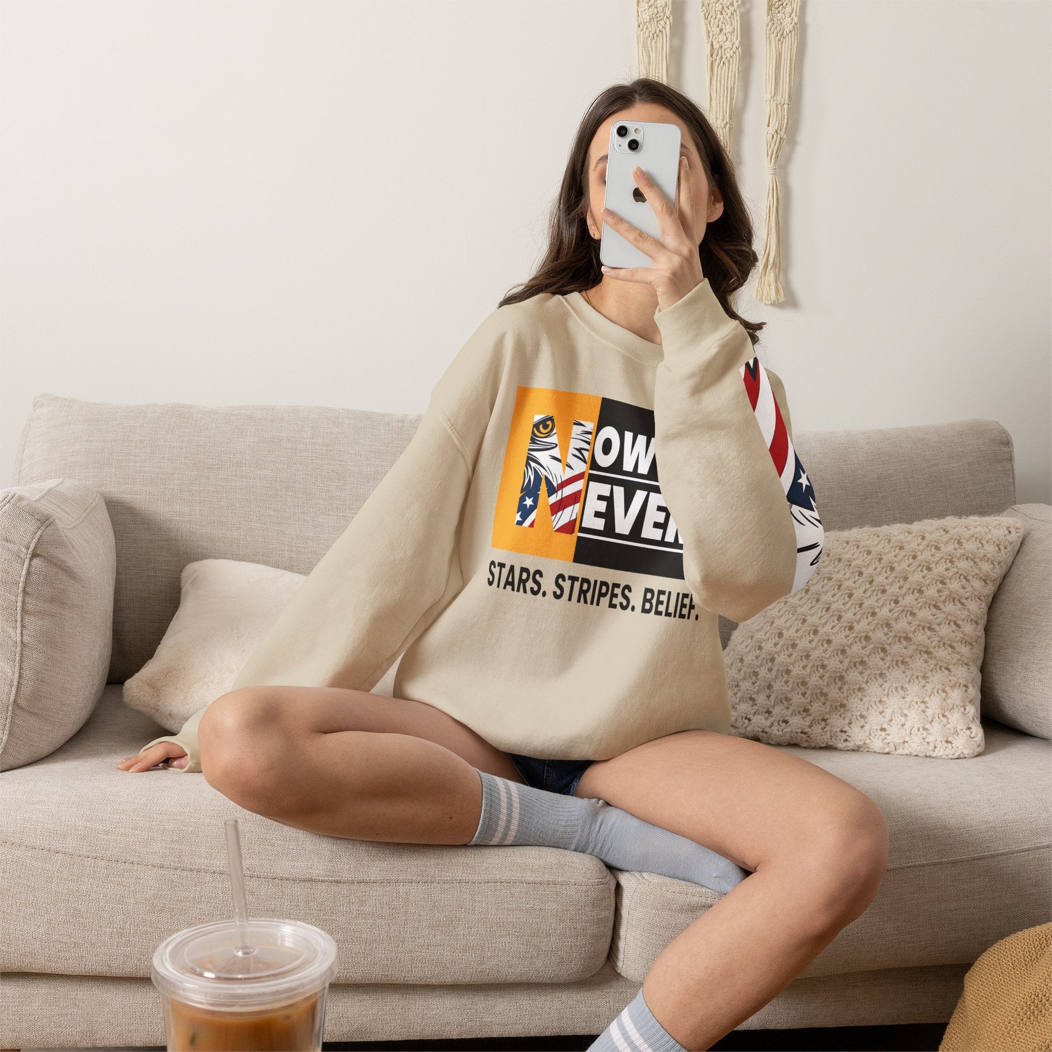 NOW OR NEVER USA Edition Crewneck