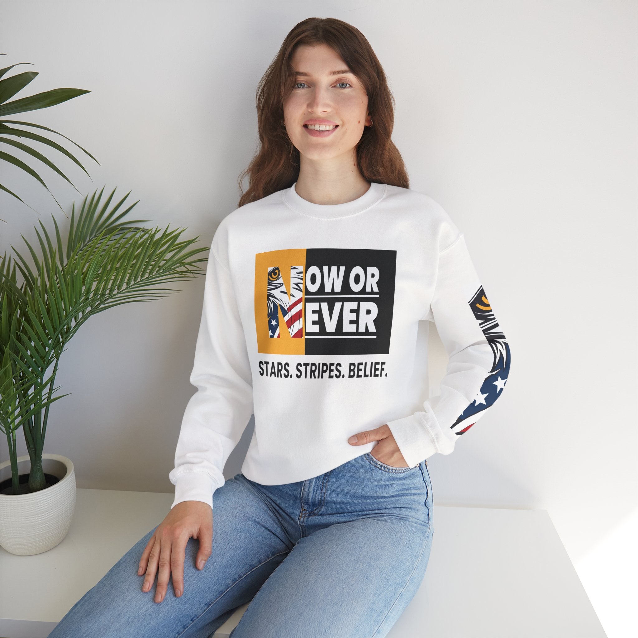 NOW OR NEVER USA Edition Crewneck