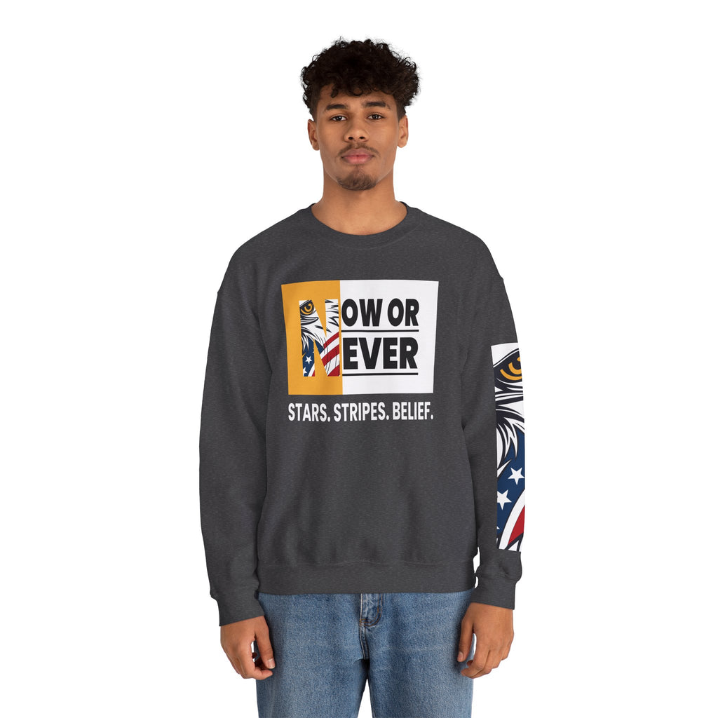 NOW OR NEVER USA Edition Crewneck
