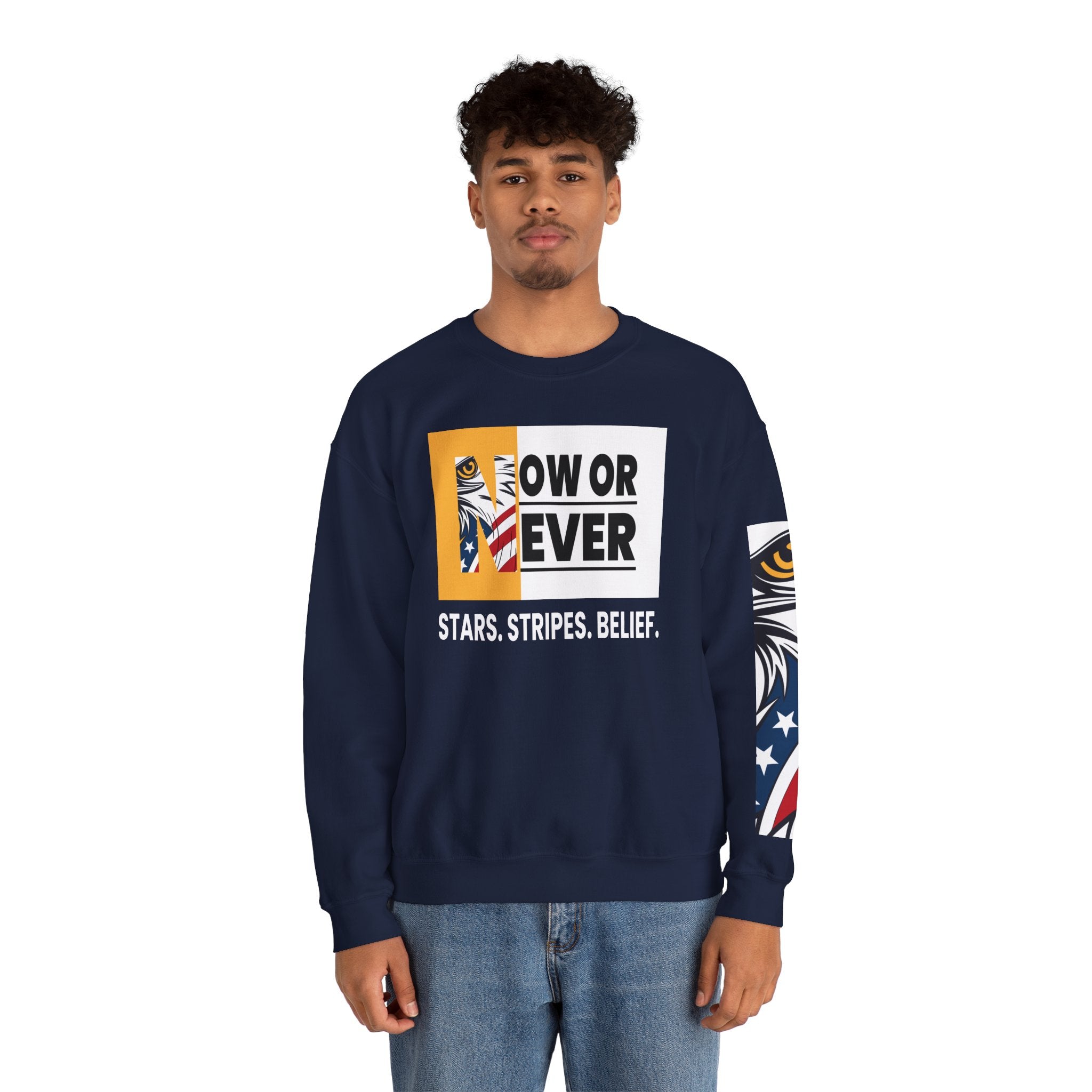 NOW OR NEVER USA Edition Crewneck