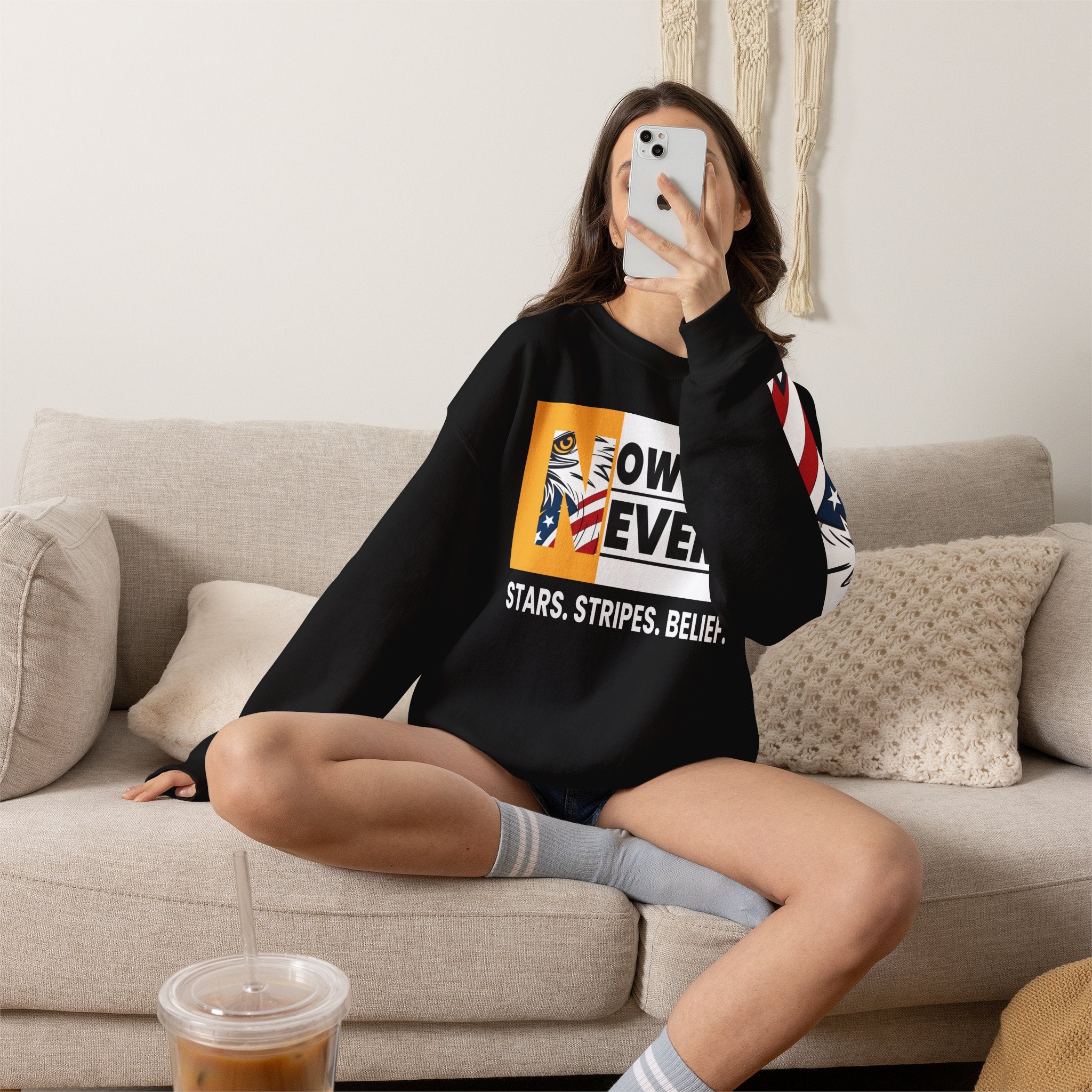 NOW OR NEVER USA Edition Crewneck
