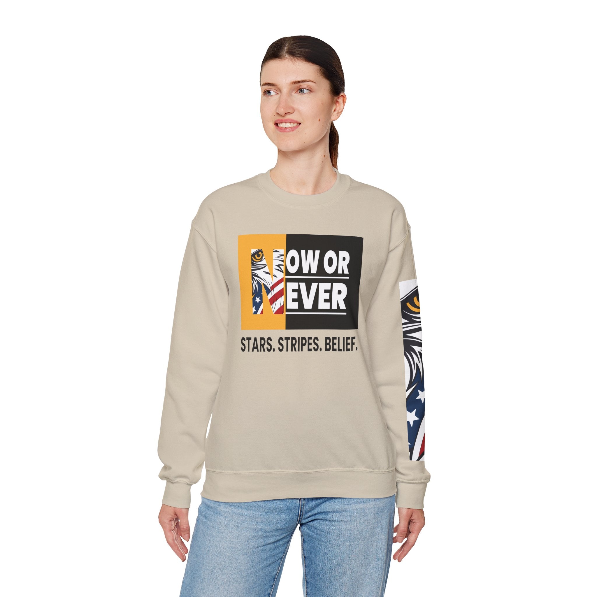 NOW OR NEVER USA Edition Crewneck