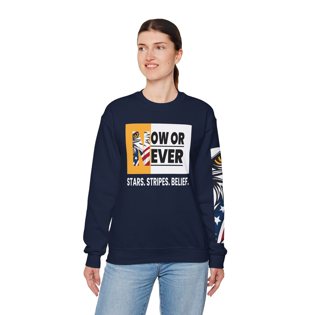 NOW OR NEVER USA Edition Crewneck