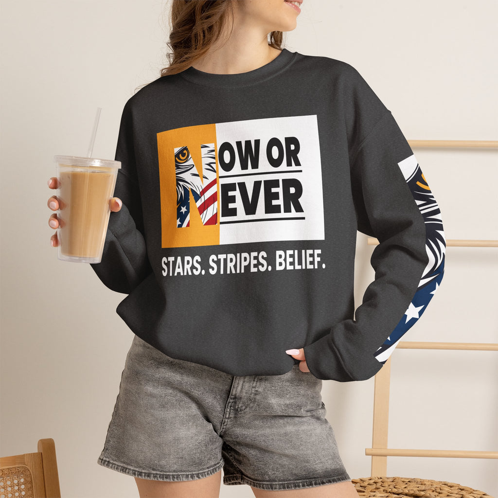 NOW OR NEVER USA Edition Crewneck