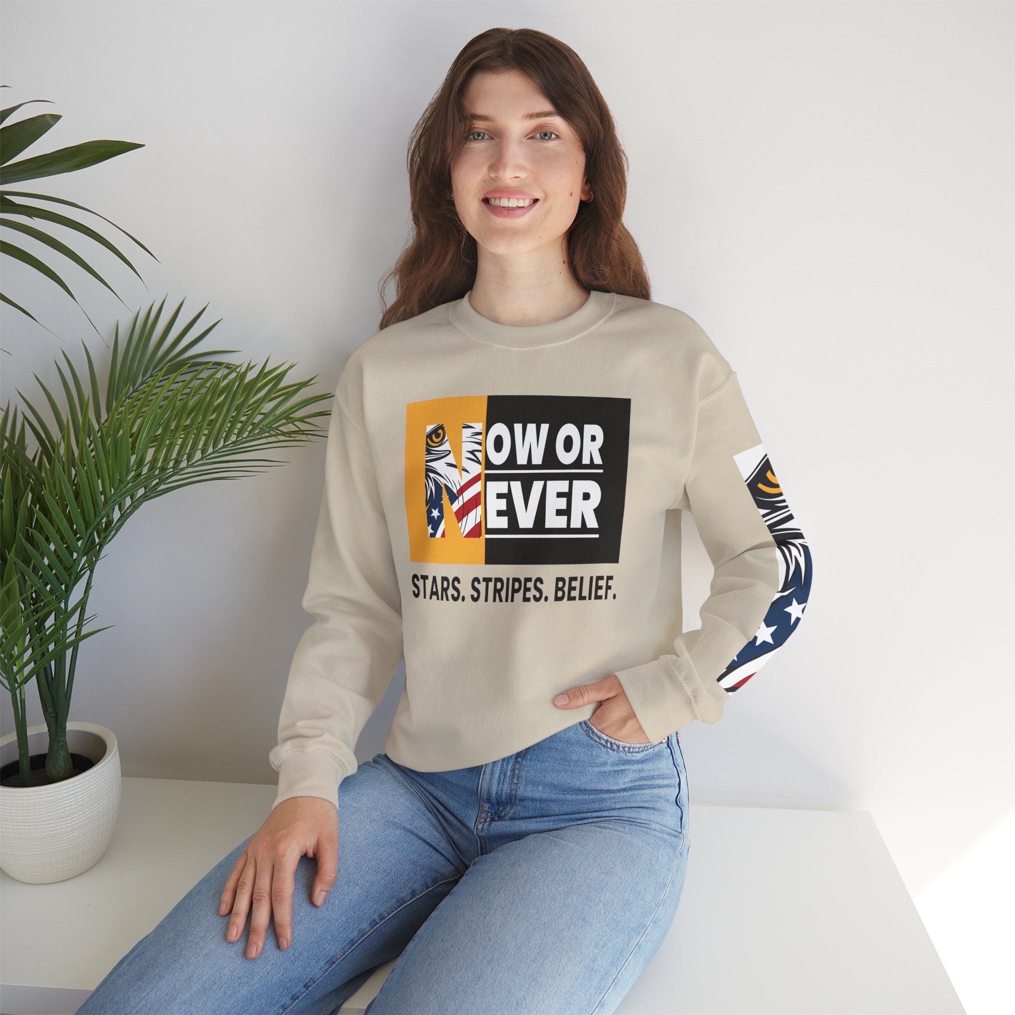 NOW OR NEVER USA Edition Crewneck