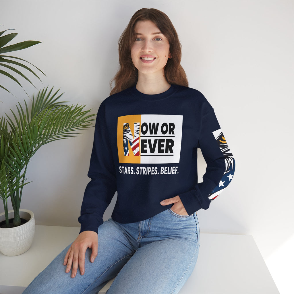 NOW OR NEVER USA Edition Crewneck