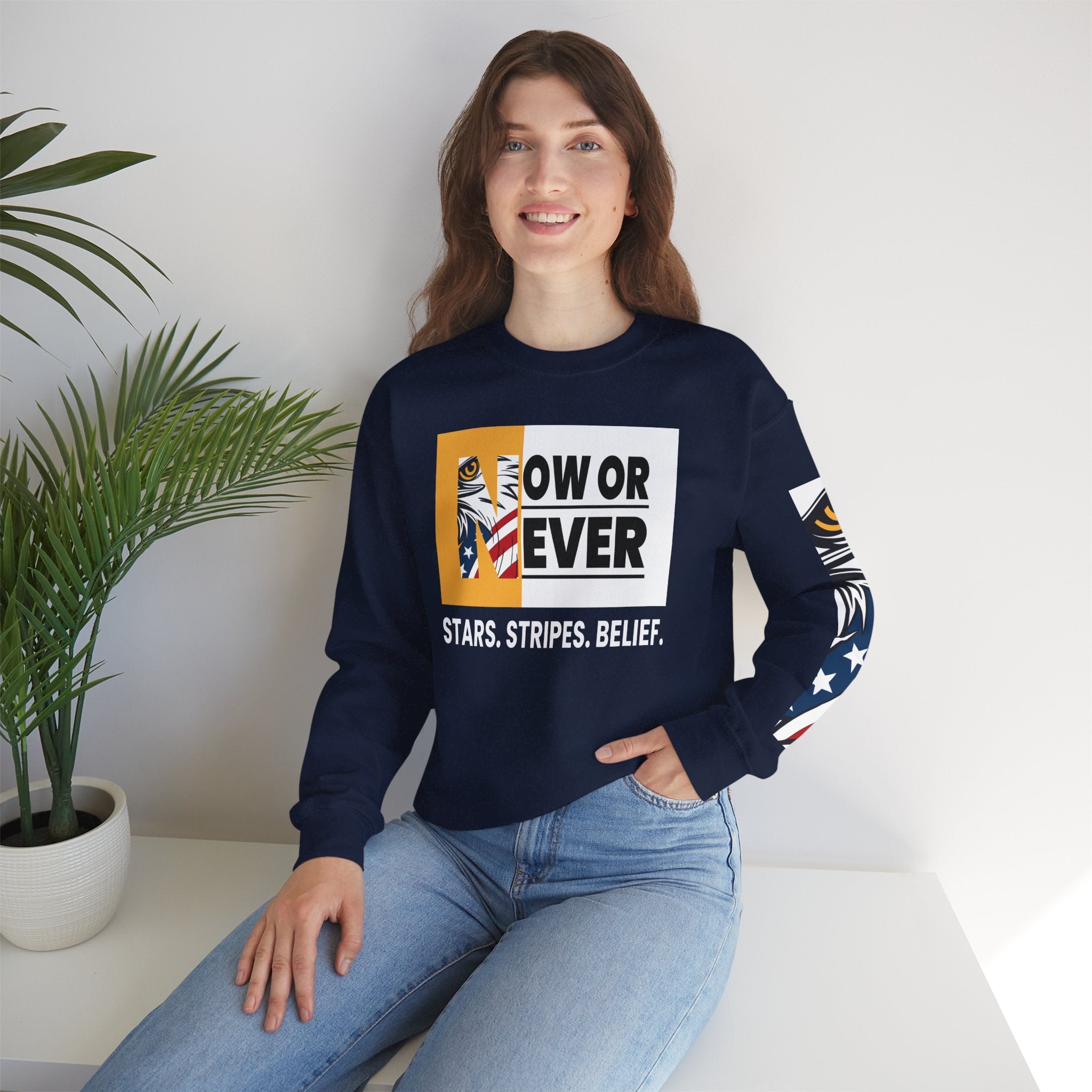 NOW OR NEVER USA Edition Crewneck