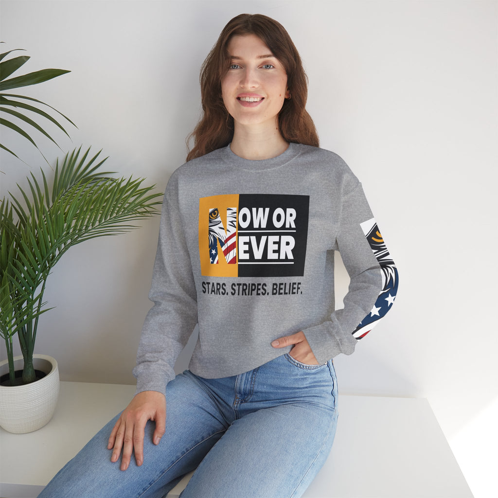 NOW OR NEVER USA Edition Crewneck