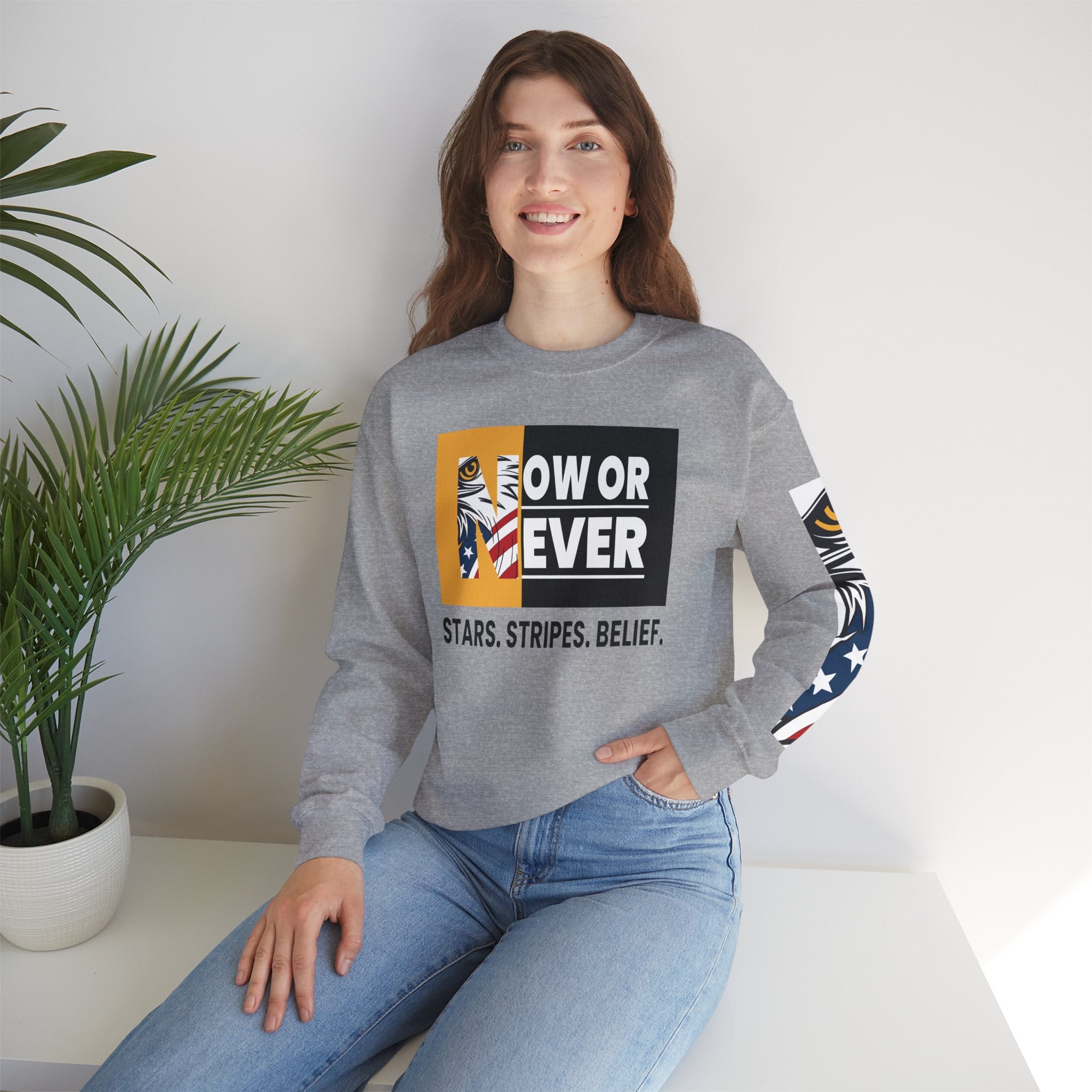 NOW OR NEVER USA Edition Crewneck