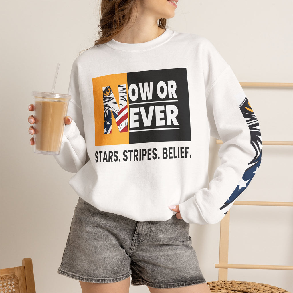 NOW OR NEVER USA Edition Crewneck