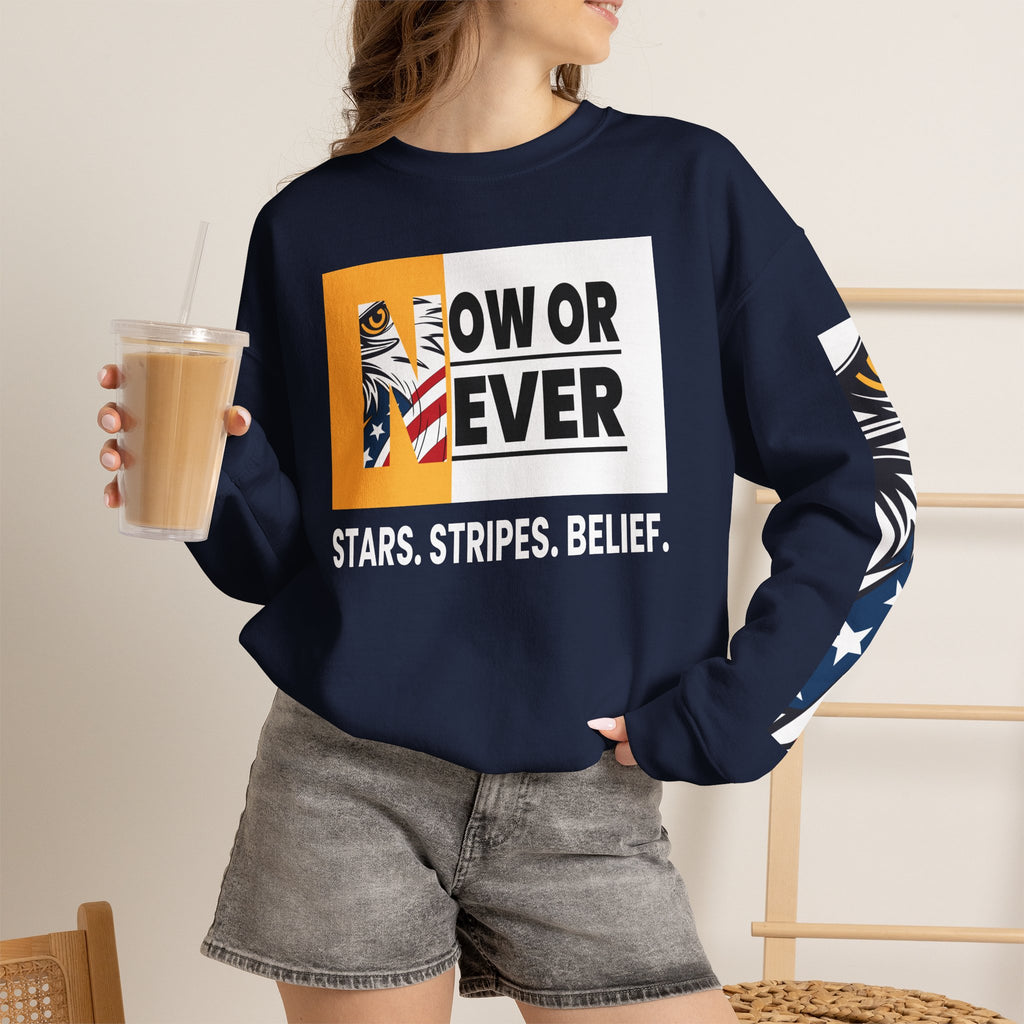 NOW OR NEVER USA Edition Crewneck