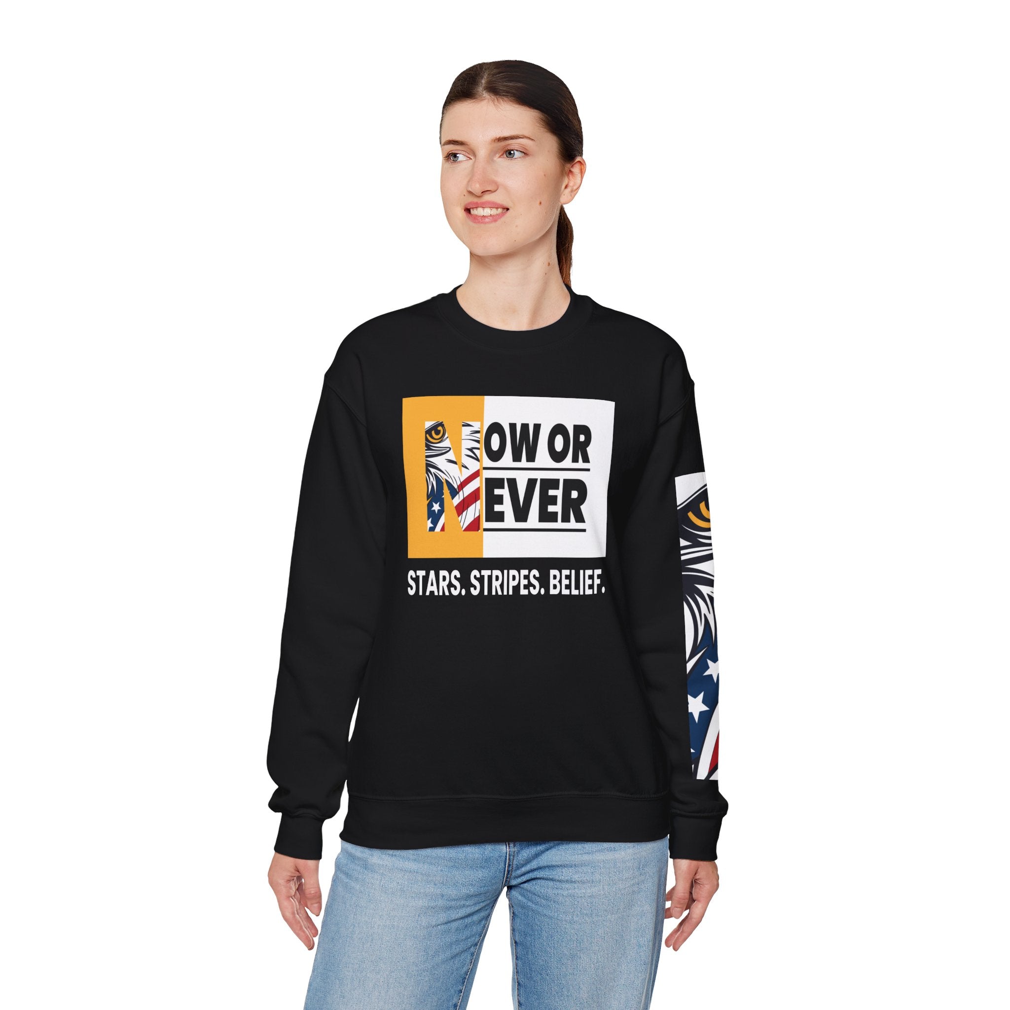 NOW OR NEVER USA Edition Crewneck
