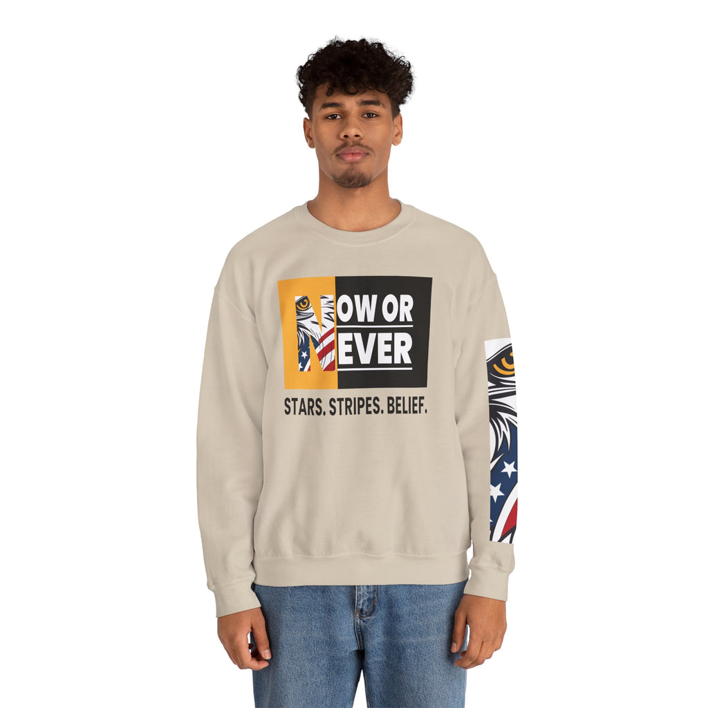 NOW OR NEVER USA Edition Crewneck