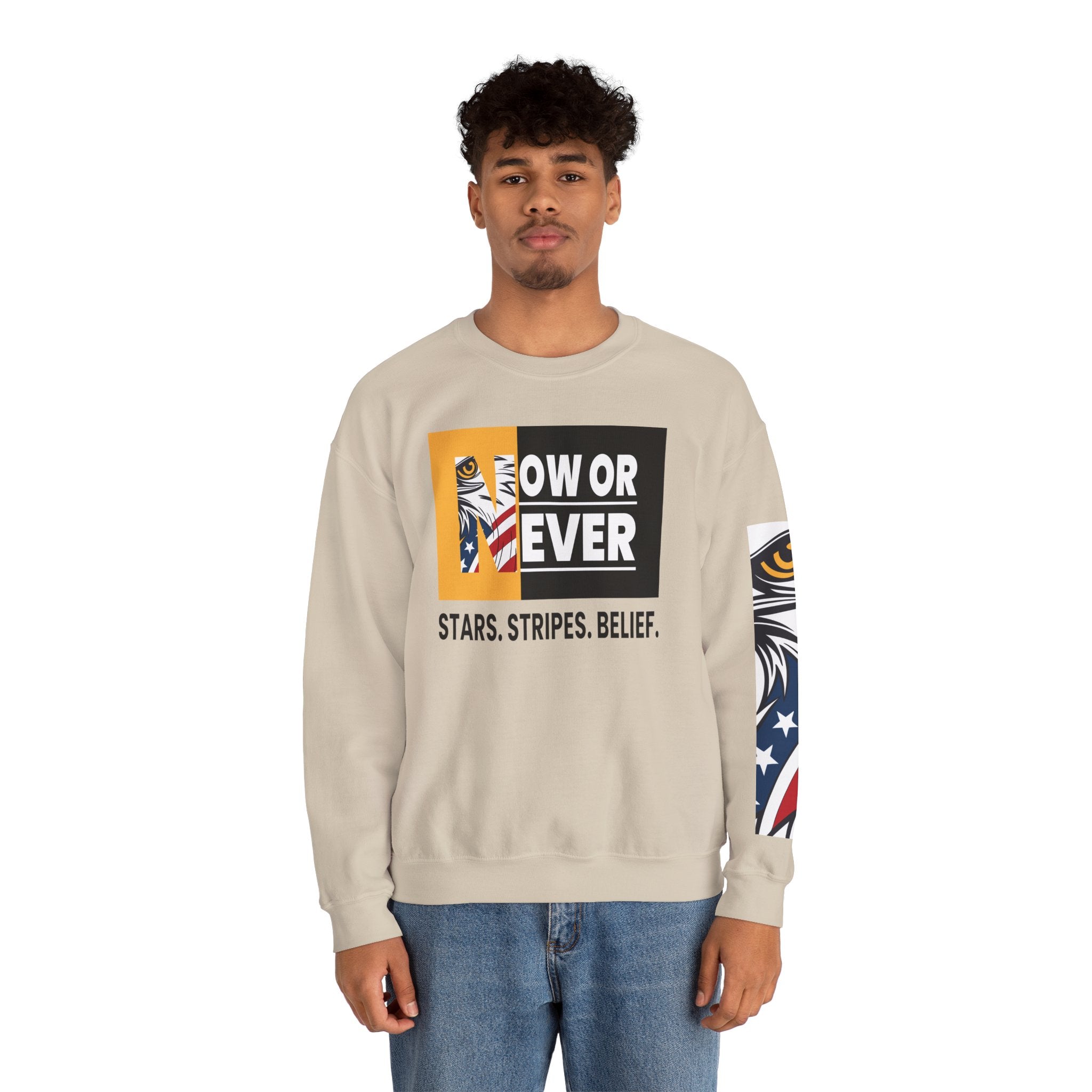 NOW OR NEVER USA Edition Crewneck