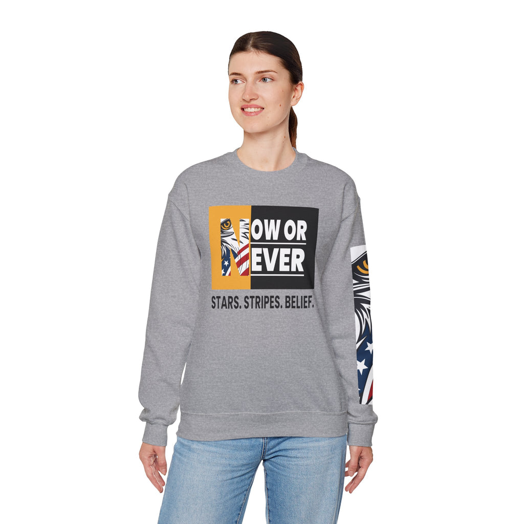 NOW OR NEVER USA Edition Crewneck