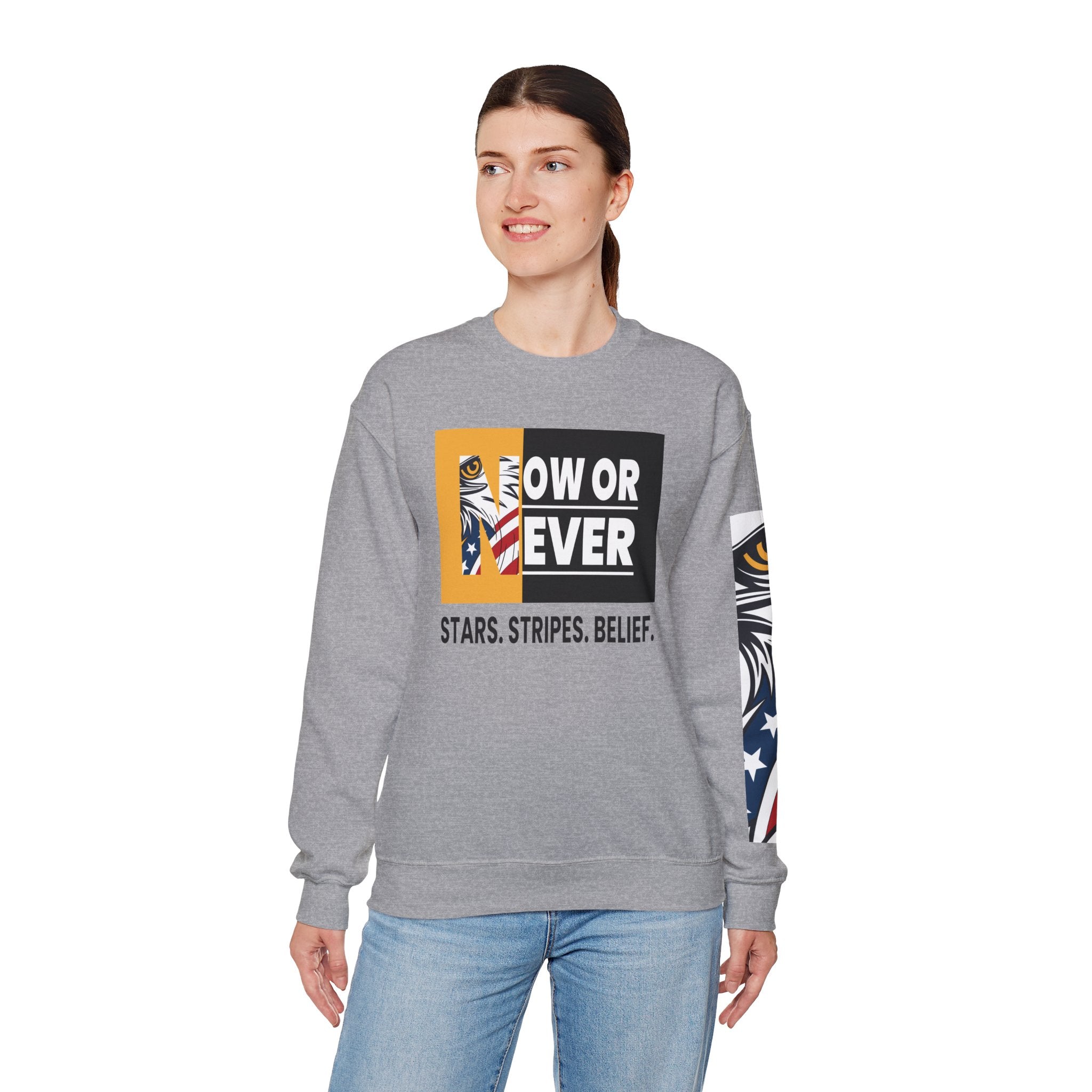 NOW OR NEVER USA Edition Crewneck