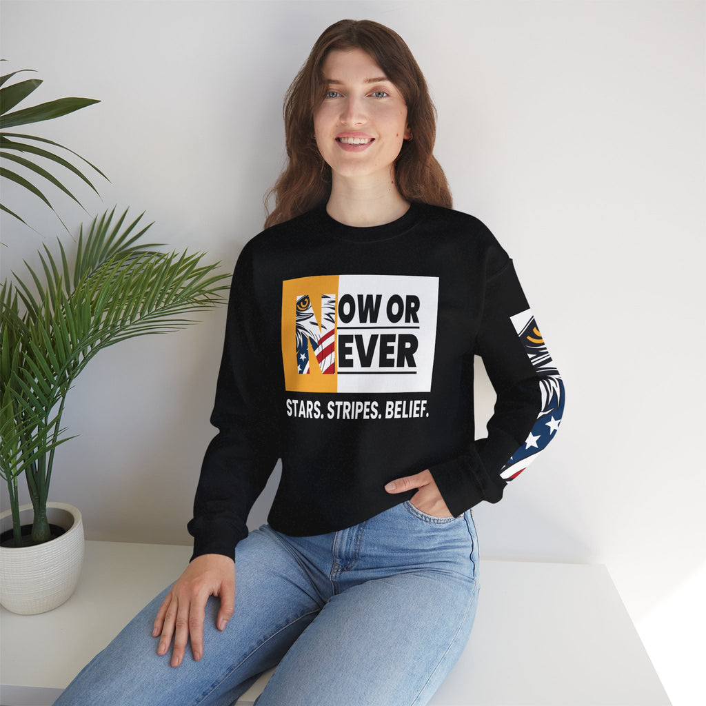 NOW OR NEVER USA Edition Crewneck