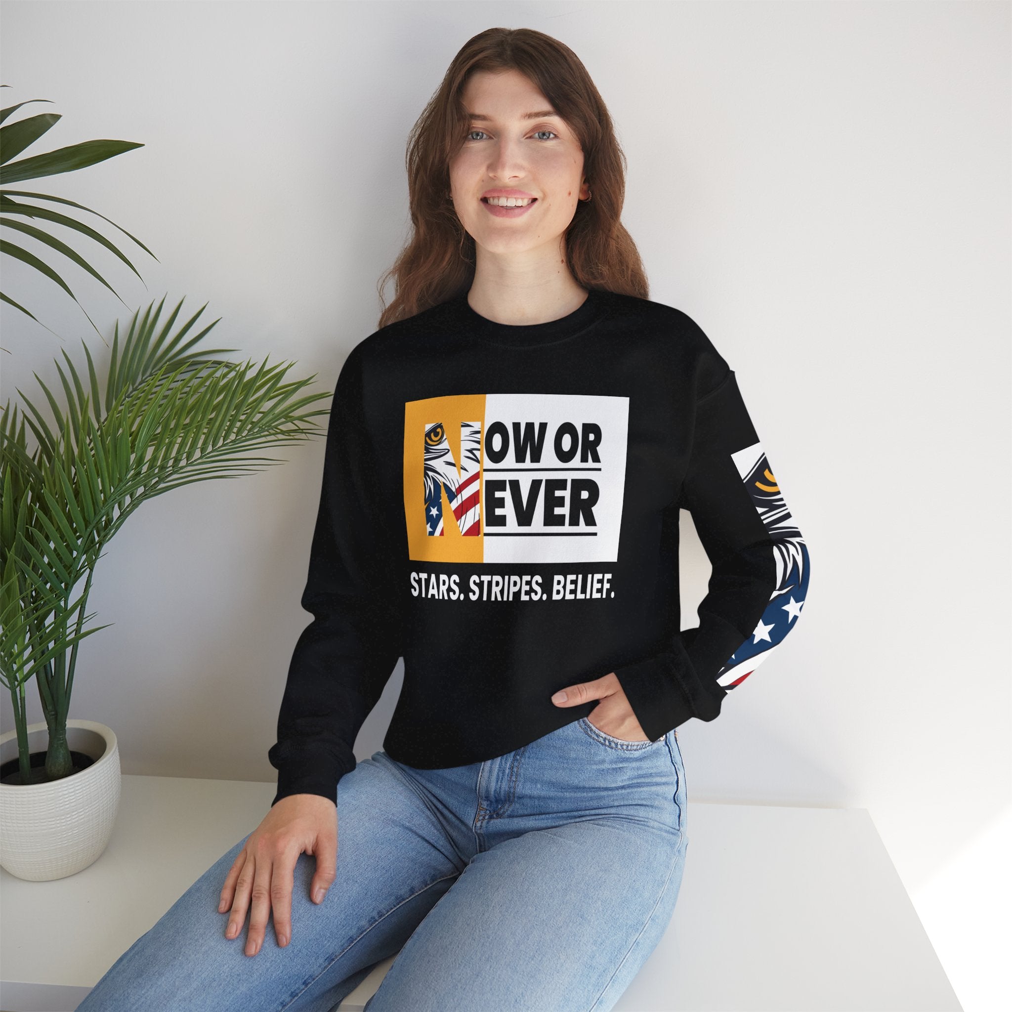 NOW OR NEVER USA Edition Crewneck