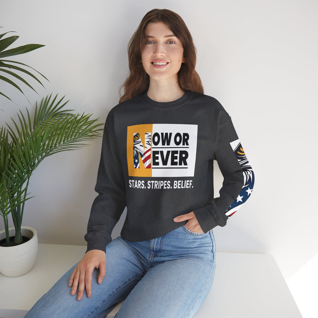 NOW OR NEVER USA Edition Crewneck
