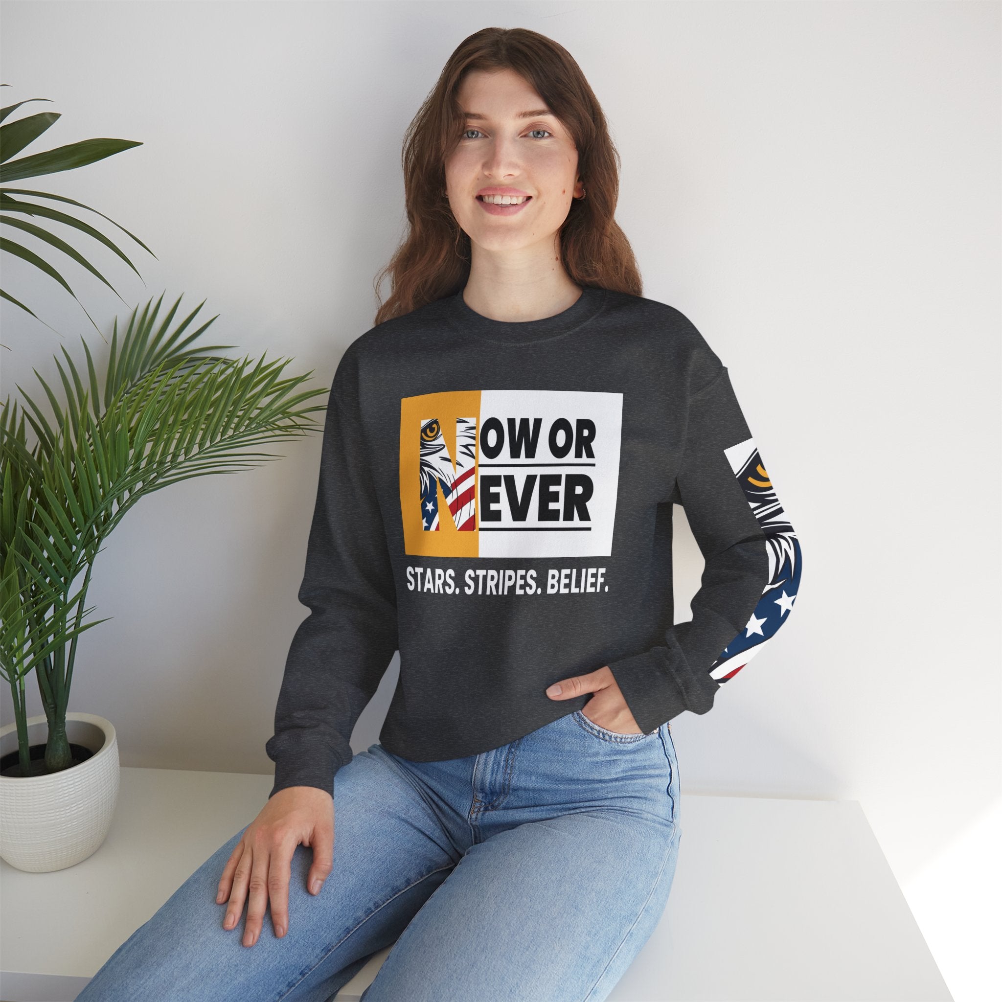 NOW OR NEVER USA Edition Crewneck