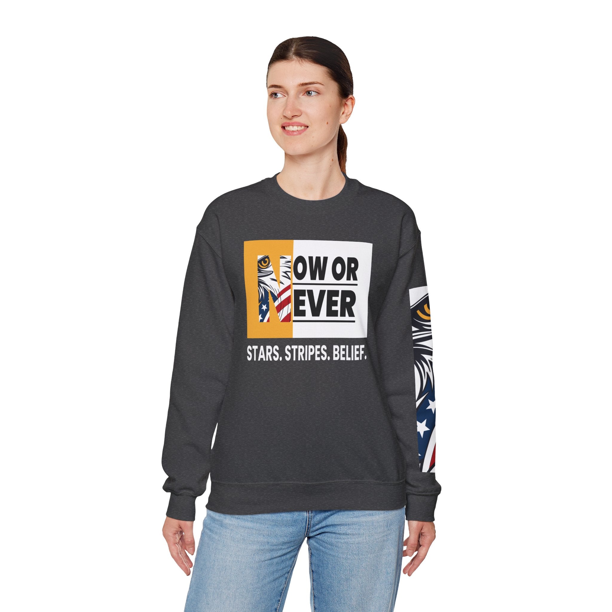NOW OR NEVER USA Edition Crewneck