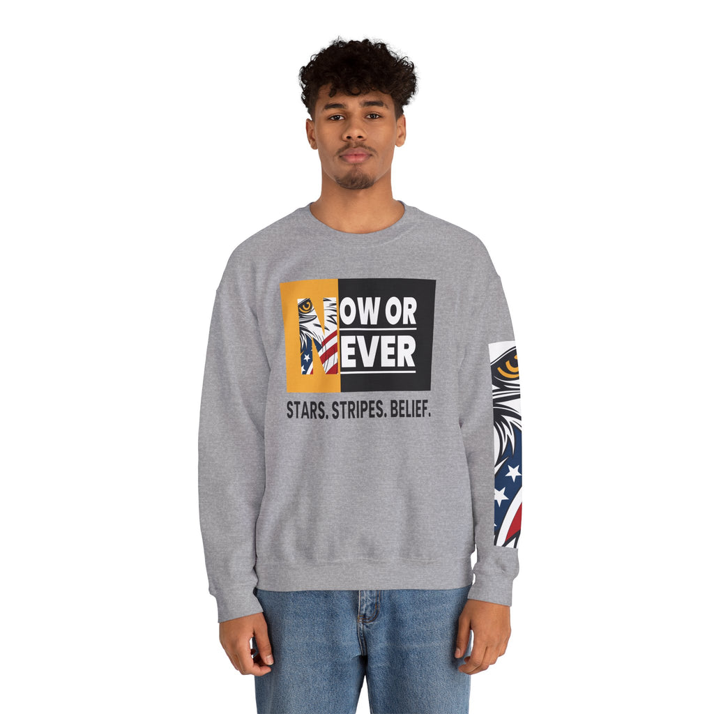 NOW OR NEVER USA Edition Crewneck