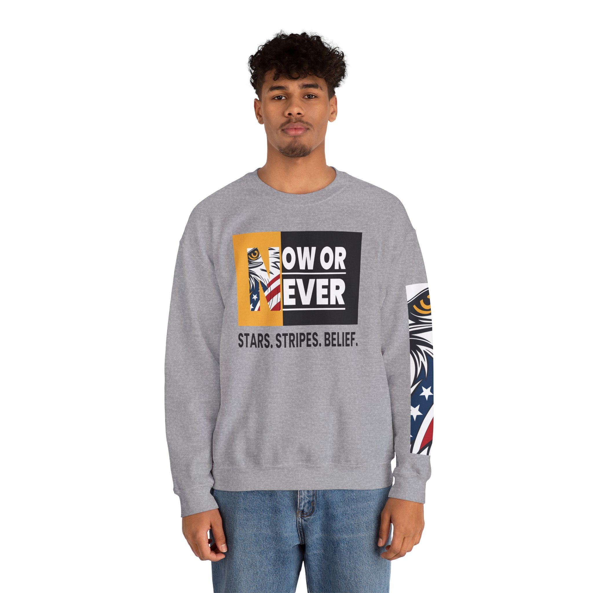 NOW OR NEVER USA Edition Crewneck